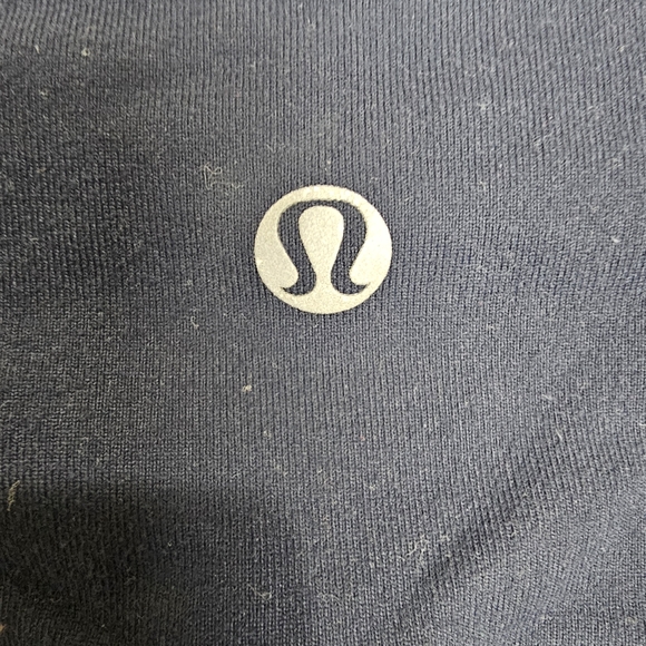 Lululemon Wunder Under Crop Leggings Lotus Blue Camo & Mesh Panels Size 6 - Picture 4 of 5